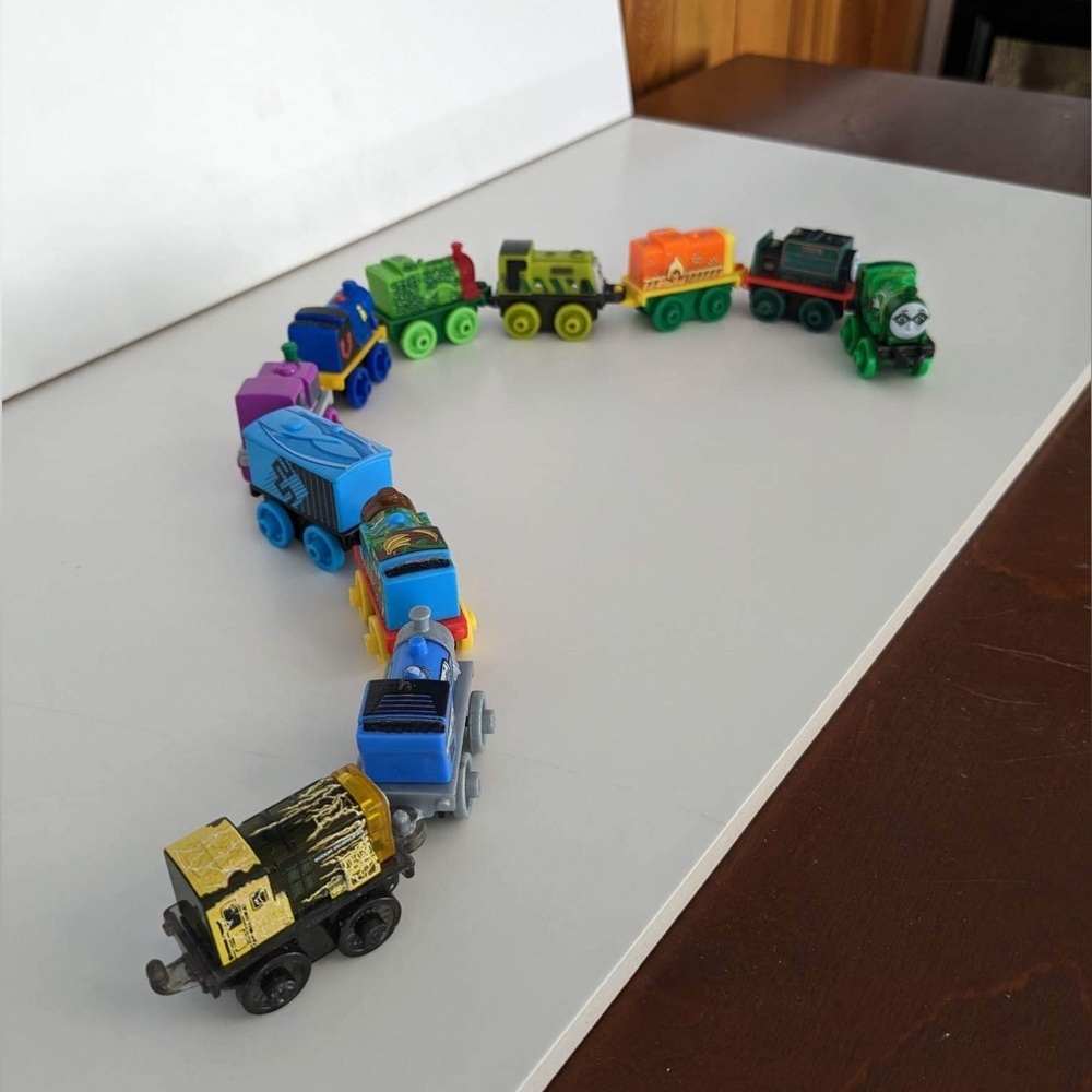 Thomas the Train mini lot. DC character trains
